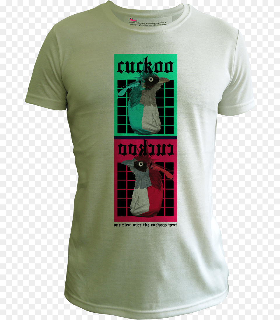 Cuckoos Nest Men Sage T Shirt 9 Darter, Clothing, T-shirt, Animal, Bird Png