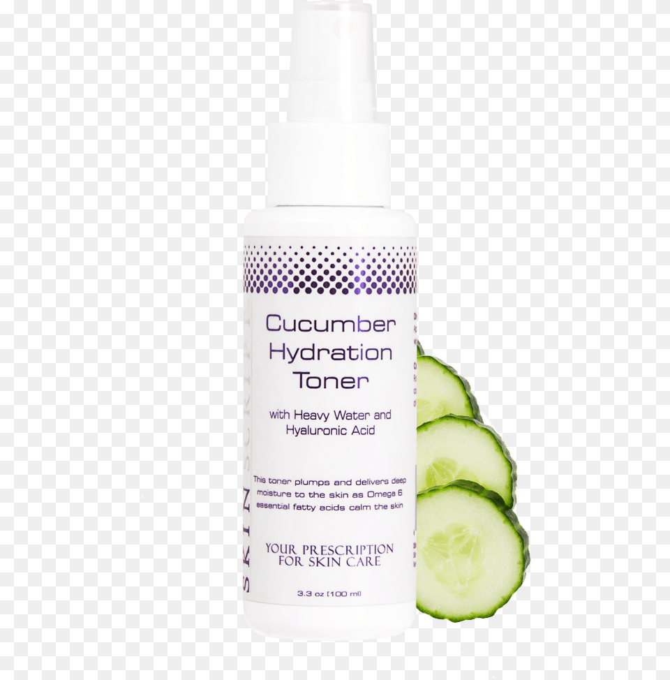 Cucumber, Bottle, Lotion, Cosmetics, Perfume Png Image
