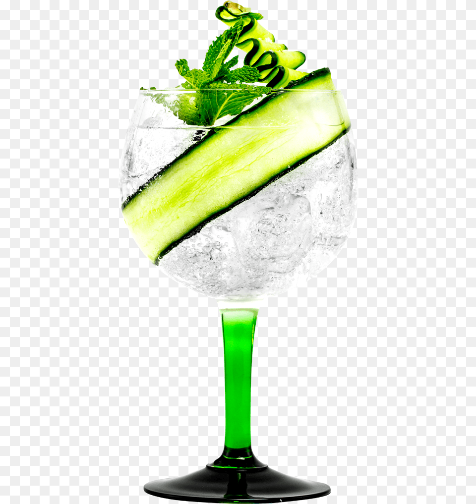 Cucumber Amp Mint Tanqueray Amp Fever Tree Gin And Mint And Cucumber Cocktails, Herbs, Plant, Glass, Alcohol Free Transparent Png