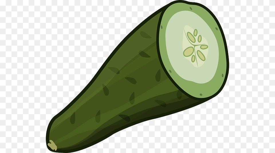 Cucumber Cut Green Vegetable Nutrition Fresh Cut Cucumber Clipart, Food, Plant, Produce Png