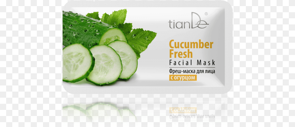 Cucumber Fresh Facial Mask Tiande Cucumber Fresh, Food, Plant, Produce, Vegetable Png Image