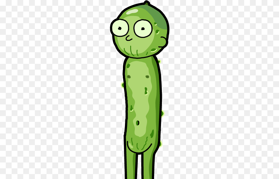 Cucumber Morty Cartoon, Green, Person, Relish, Food Png Image