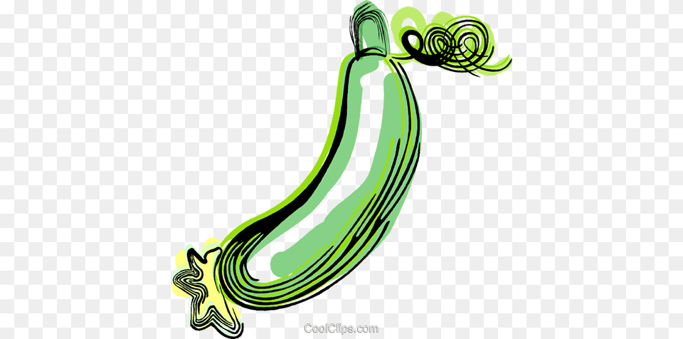 Cucumber Royalty Vector Clip Art Illustration, Food, Plant, Produce, Squash Free Png Download