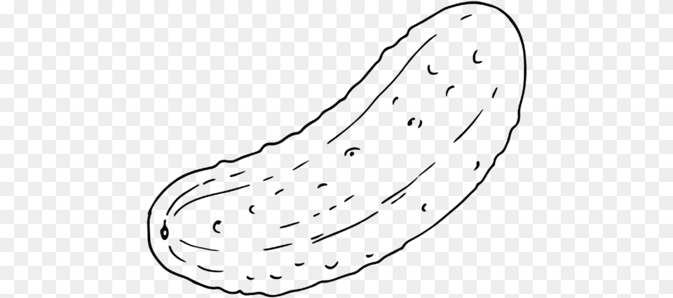 Cucumber Sketch, Food, Pickle, Relish Png Image