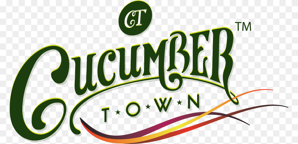 Cucumber Town, Green, Text Png