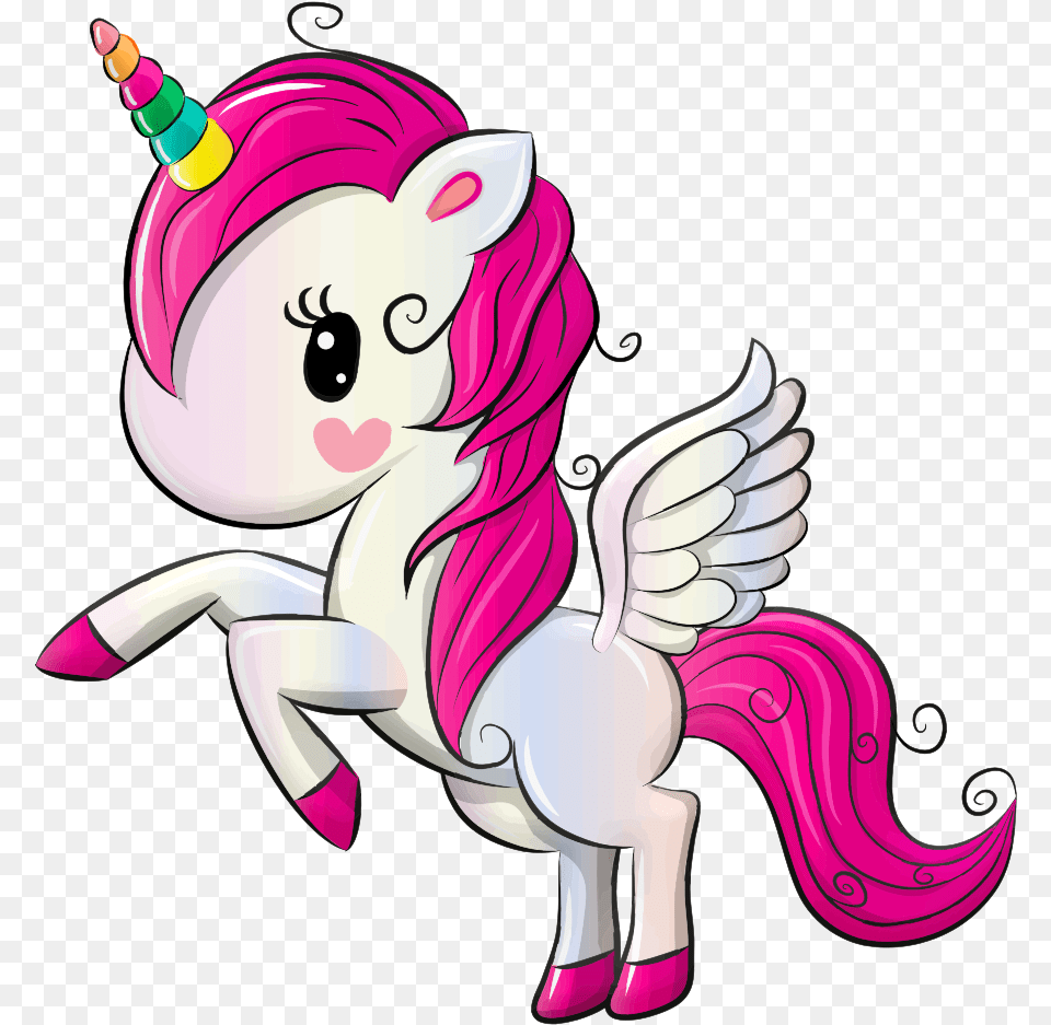 Cuddly Unicorn By Annalise1988 Cartoon Unicorn With Wings, Art, Graphics, Baby, Person Free Transparent Png