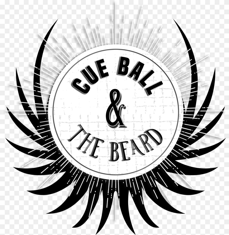 Cue Ball And The Beard Emblem, Symbol, Advertisement, Logo Free Png Download