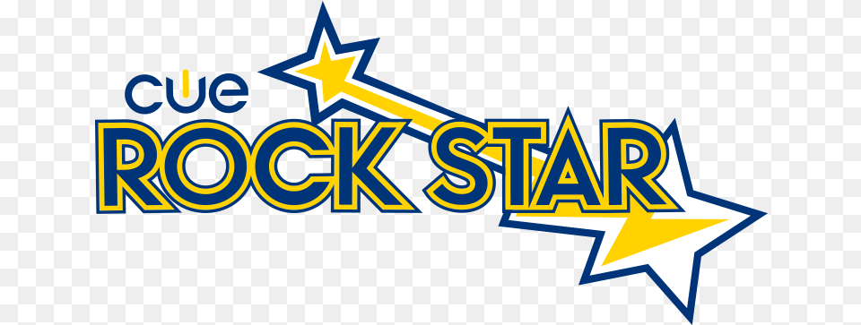 Cue Rock Star Logo Cue Rockstar, Symbol, Star Symbol Png Image
