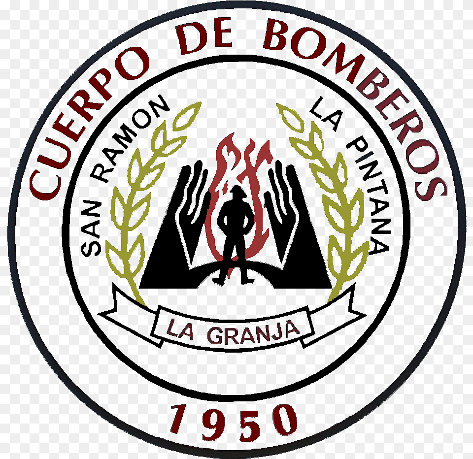 Cuerpo De Bomberos La Granja, Logo, Emblem, Symbol, Disk Png