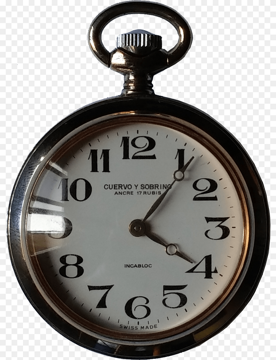Cuervo Y Sobrino Pocket Watch, Wristwatch, Clock Png Image