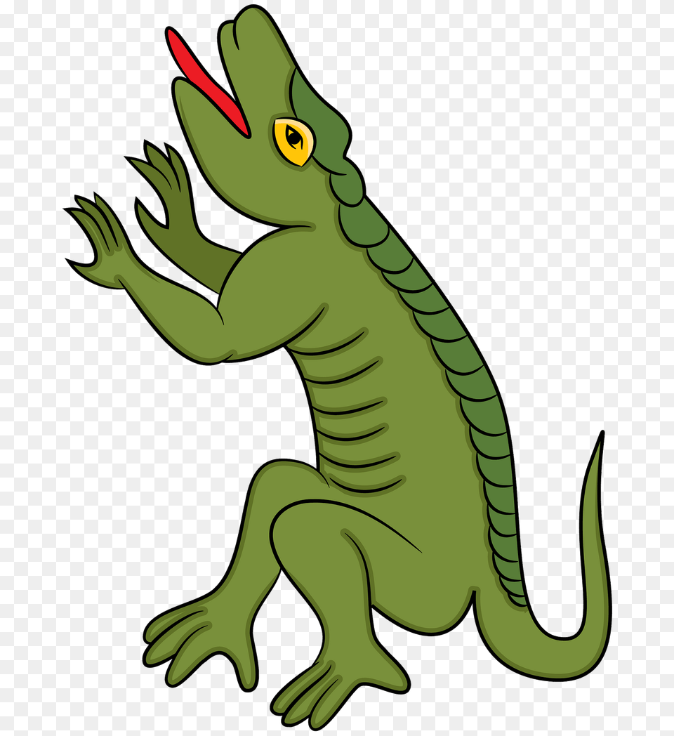 Cuetzpalin Lizard From Aztec Calendar Clipart, Animal, Reptile, Crocodile Png Image