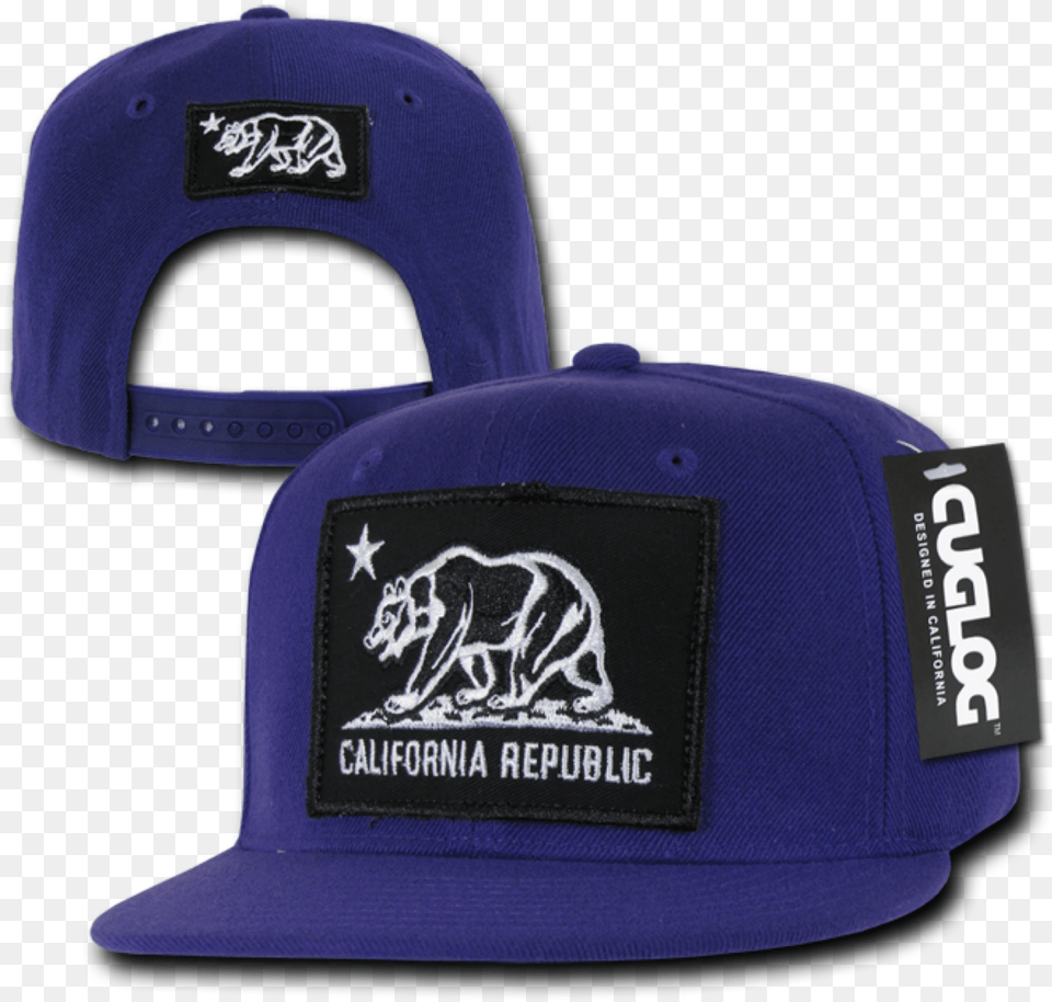 Cuglog Comfortable Cotton Sweatband Cali Bear Patch Hat, Baseball Cap, Cap, Clothing Free Png Download