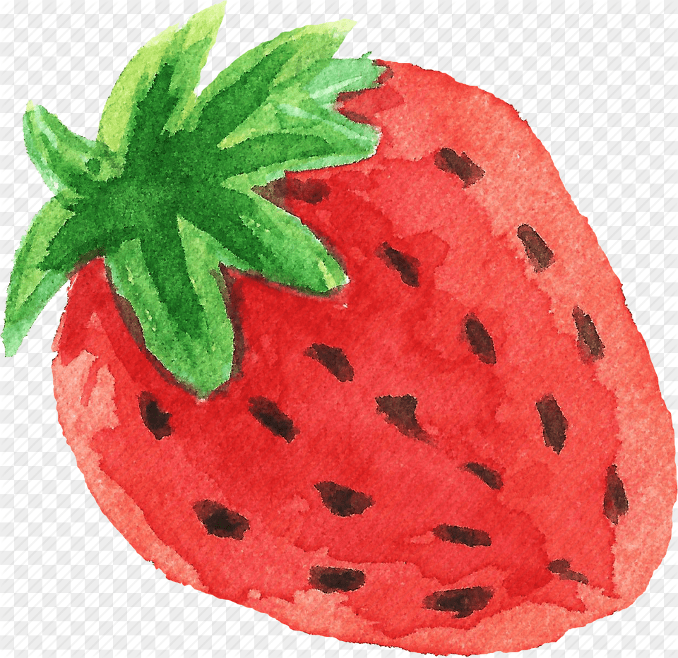 Cuisine Food Fruit Fruits Strawberry Watercolor, Berry, Plant, Produce Png