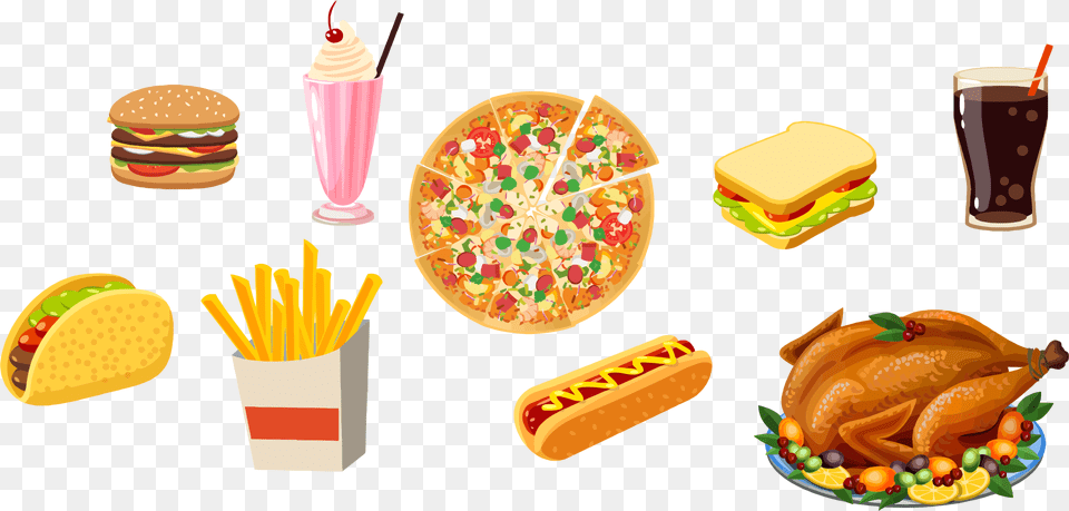 Cuisineside Dishamerican Food Junk Food, Burger, Lunch, Meal, Snack Free Png Download