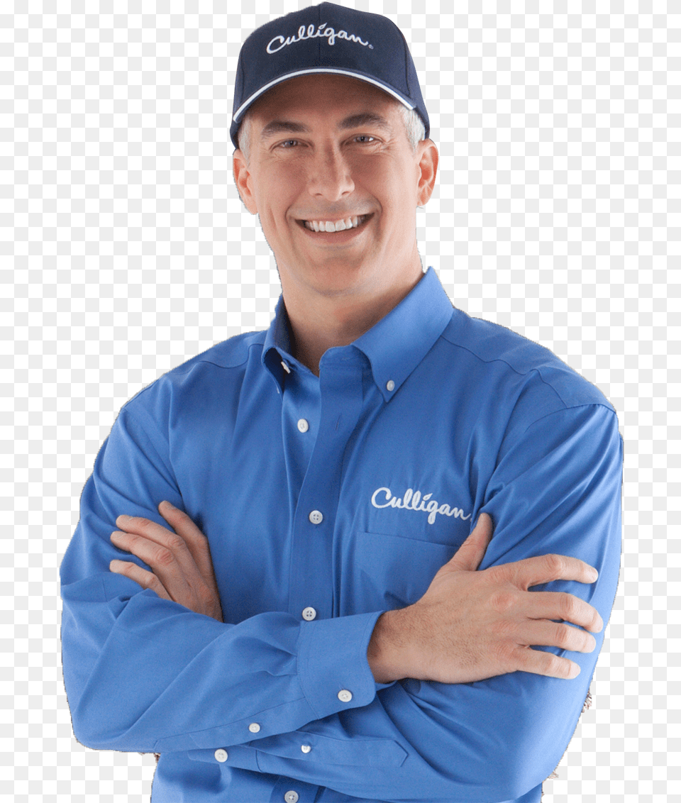 Culligan Man, Shirt, Hat, Clothing, Cap Png Image