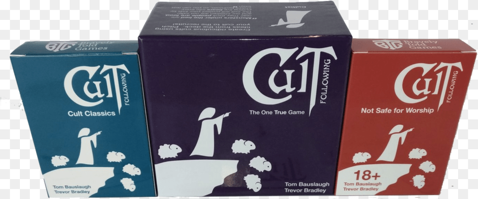 Cult Following Board Game, Box, Cardboard, Carton, Beverage Png