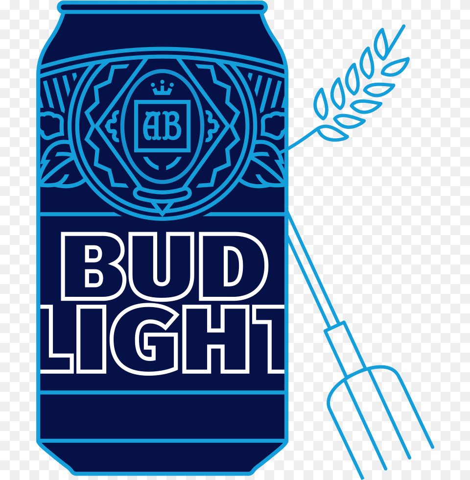 Cultivated For Over Years Bud Light Can Svg, Cutlery, Fork, Jar, Bottle Png