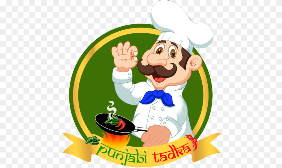 Culture Clipart Punjabi Italian Chef Cartoon, Baby, Person, Face, Head Png