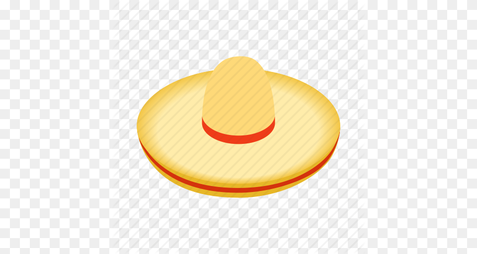 Culture Hat Isometric Latin Mexican Mex Sombrero Icon, Clothing Png