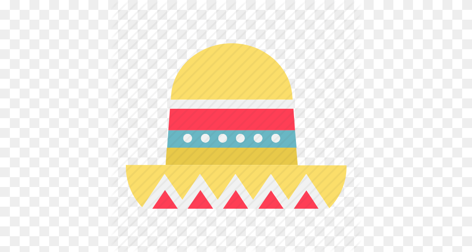 Culture Hat Mexican Sombrero Tourism Travel Icon, Clothing Free Png