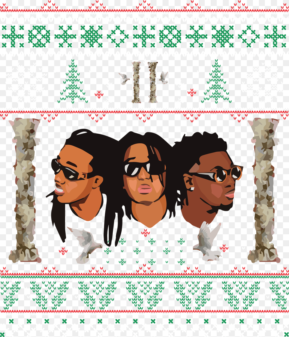 Culture Ii Is The Third Studio Album By American Hip Migos Sticker, Accessories, Sunglasses, Baby, Person Free Png