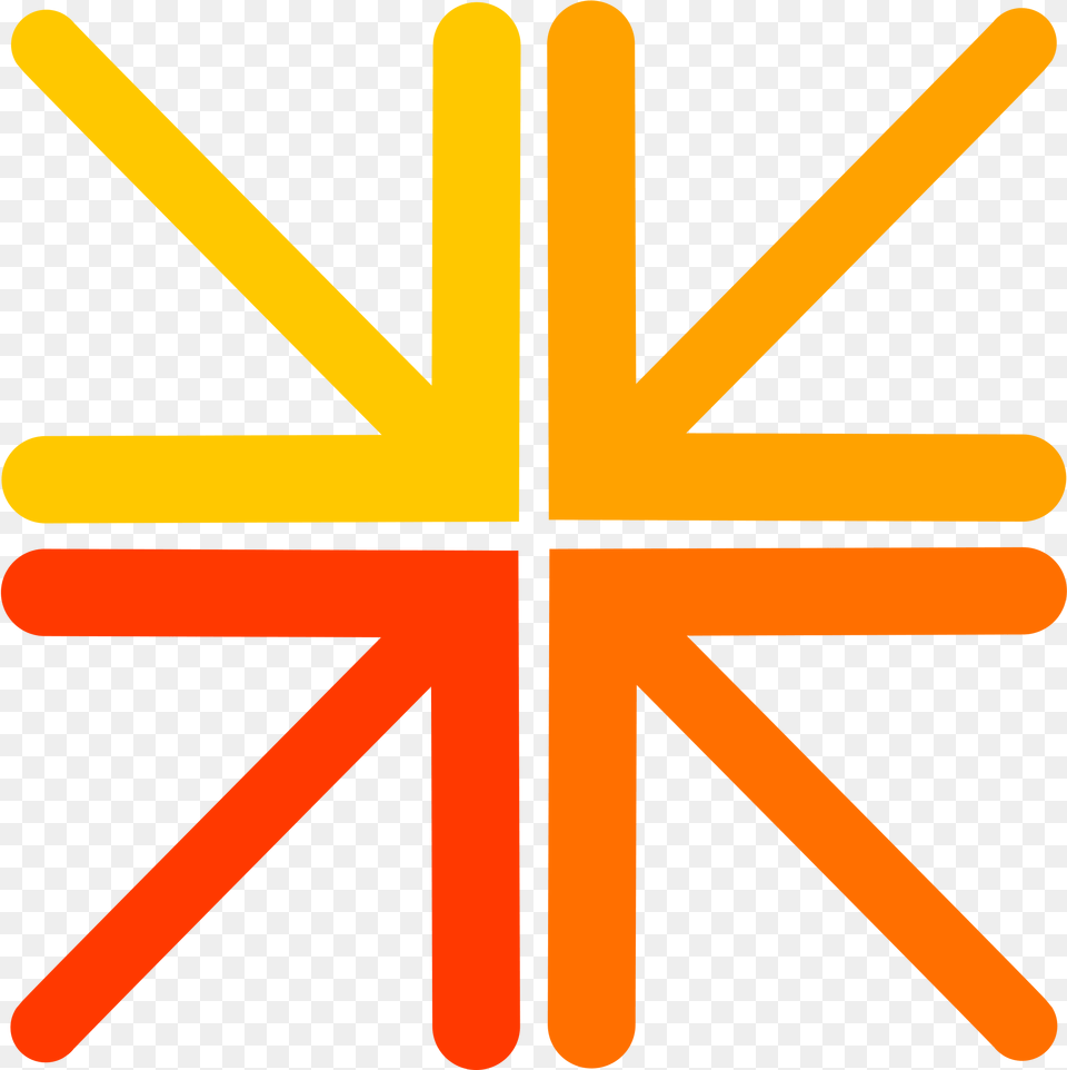 Culture Logo Entry Orange Clip Arts Arrows Pointing To Center, Light, Symbol, Blade, Dagger Png Image