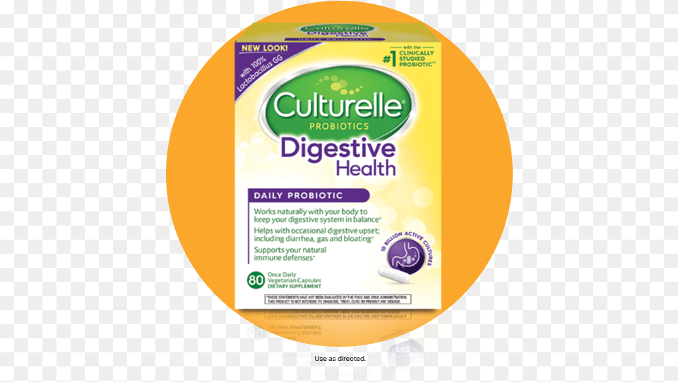 Culturelle Digestive Health Probiotic, Advertisement, Poster, Disk Free Transparent Png