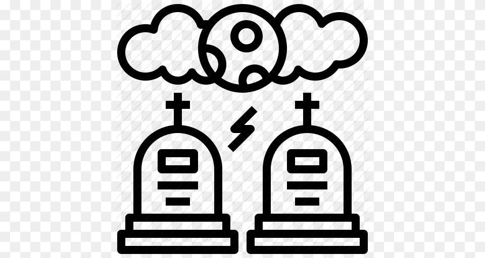 Cultures Death Funeral Grave Gravestone Halloween Spooky Icon, Architecture, Building Free Png Download