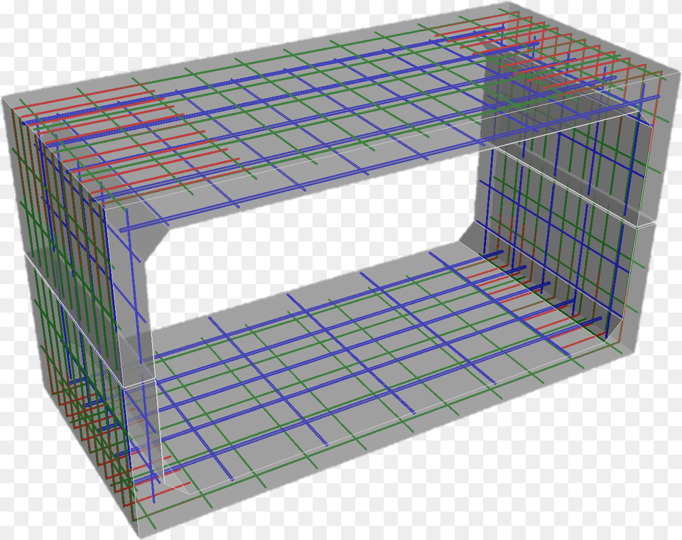 Culvert W Rebar Reinforcement In Box Culvert, Den, Indoors, Crate Free Png Download