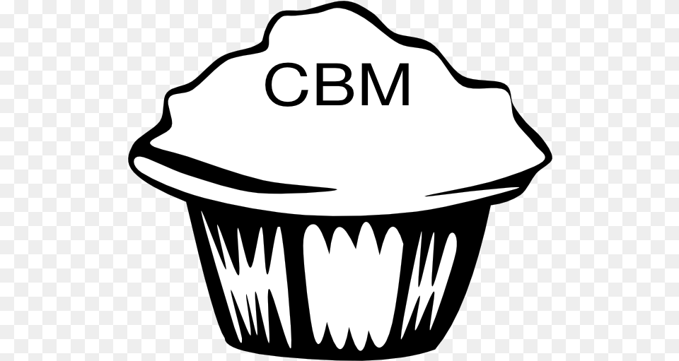 Cum Blue Muffin Clip Art Muffins Black And White, Cake, Cream, Cupcake, Dessert Free Transparent Png