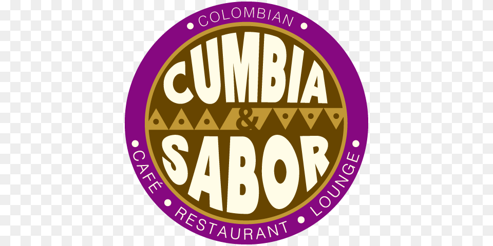 Cumbia Y Sabor Circle, Sticker, Logo, Disk Free Png Download