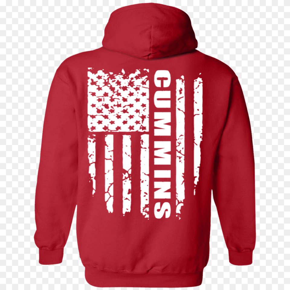 Cummins Flag Classic Hoodie Nasty Truck Network, Clothing, Hood, Knitwear, Sweater Free Png Download