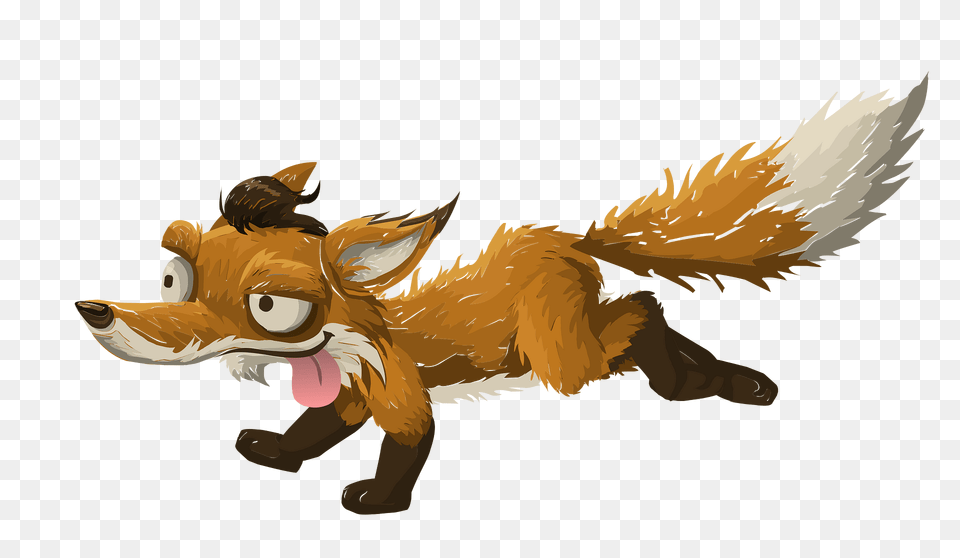 Cunning Fox Clipart, Animal, Red Fox, Mammal, Canine Png Image
