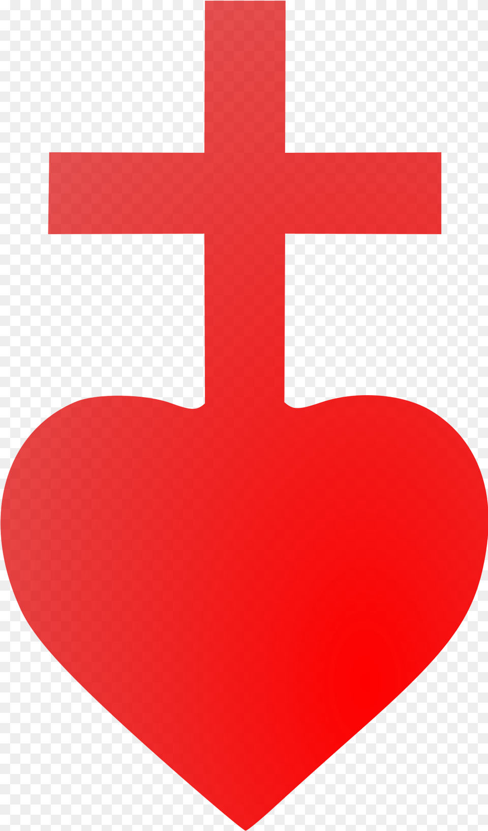 Cuore Con Croce Significato, Logo, Symbol, Heart, Cross Free Png Download