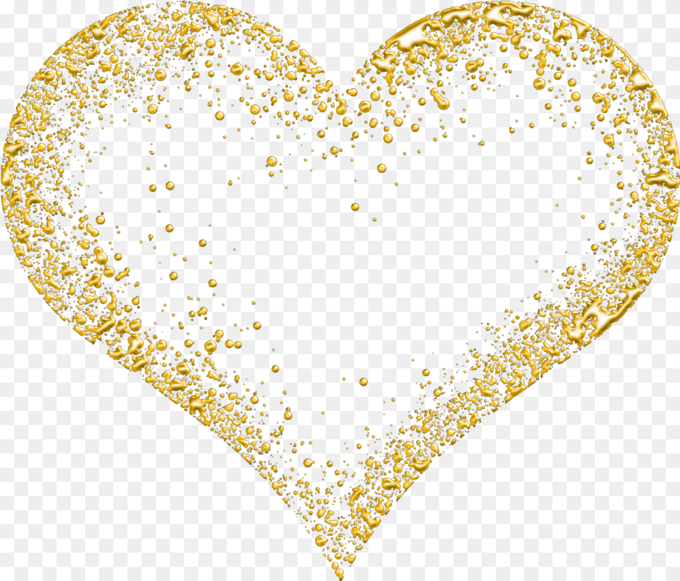 Cuore Heart Gold Oro Cuorelucymy Lucymy Mialu Glitter Heart Gold, Balloon Free Transparent Png