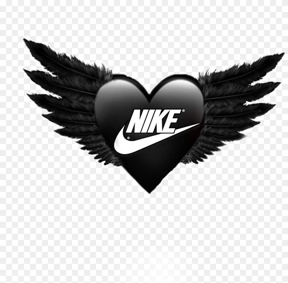 Cuorenero Nike Wings Of Morpheus, Person, Symbol, Logo, Heart Free Png