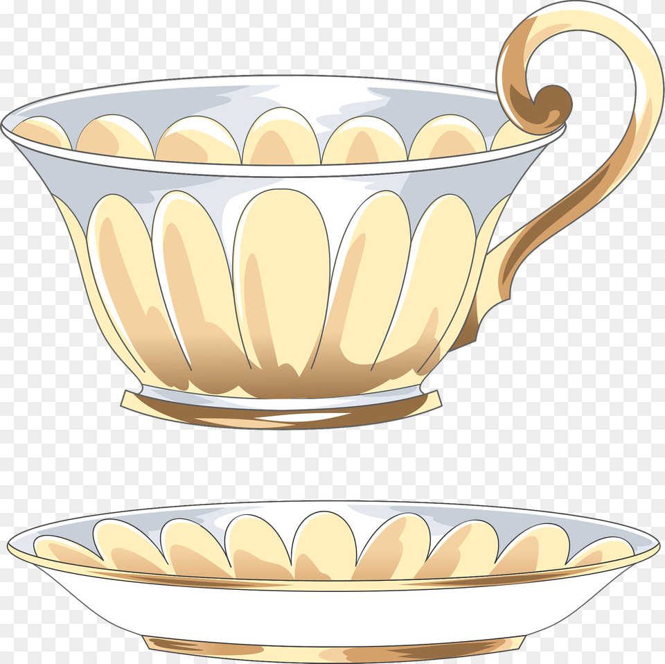 Cup And Saucer Clipart, Bowl, Soup Bowl, Animal, Fish Png