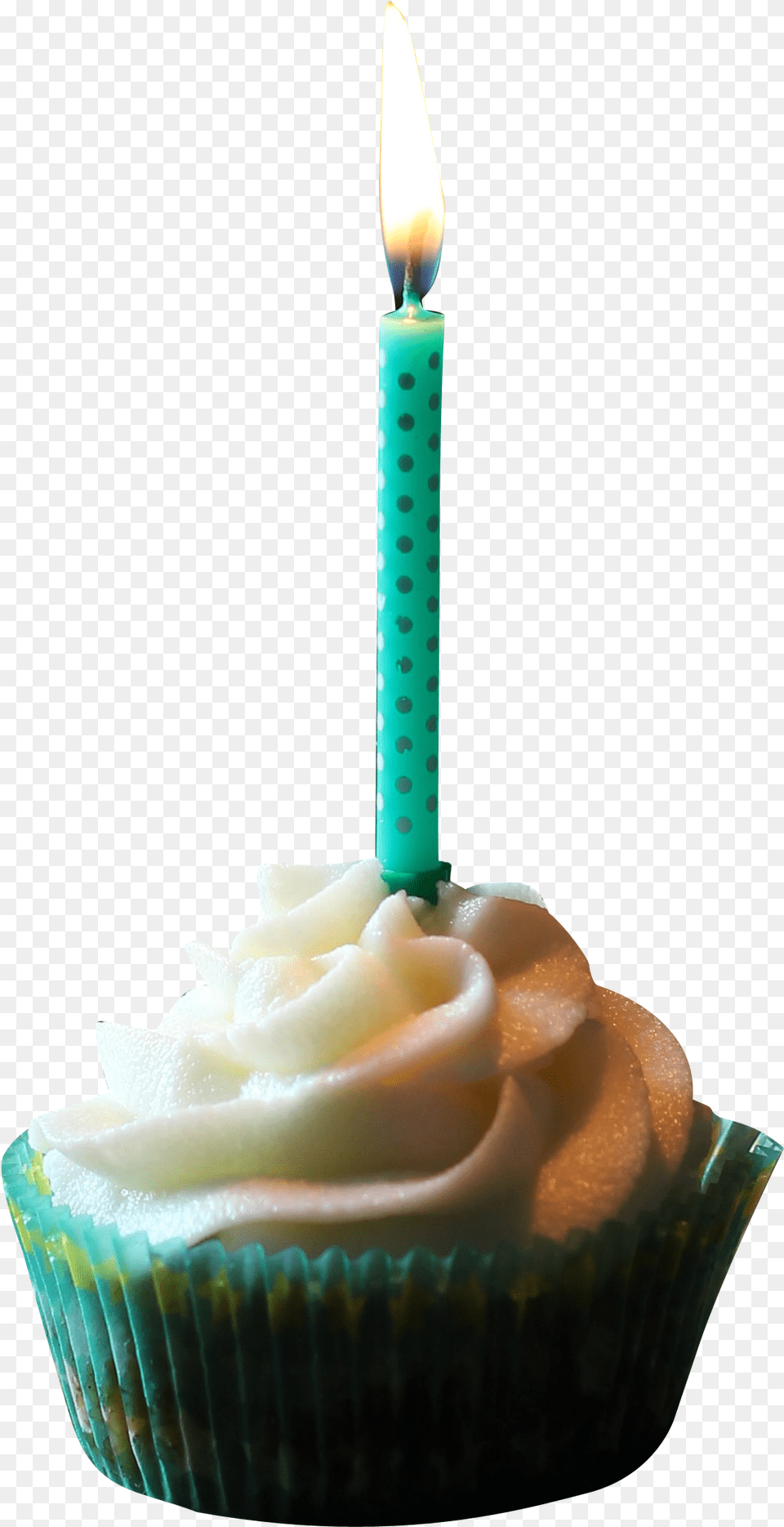 Cup Cake Birthday Transparent Buttercream, Cream, Cupcake, Dessert, Food Png Image