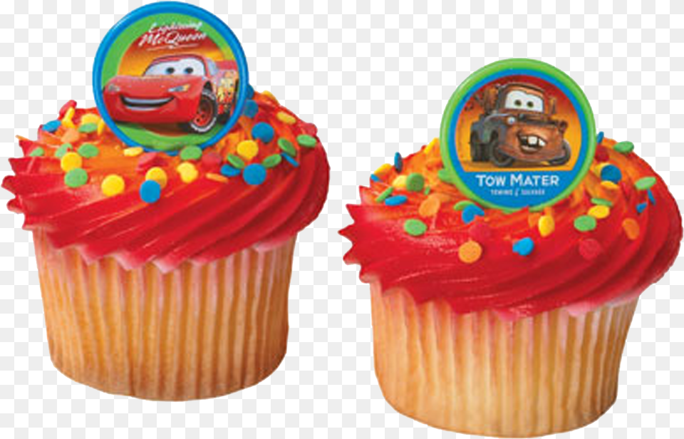 Cup Cakes De Cars, Food, Cake, Icing, Cream Png Image