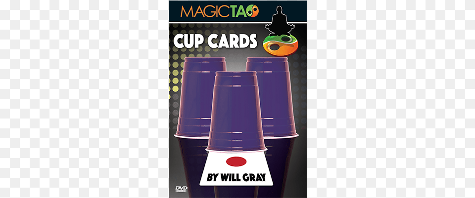 Cup Cards By Will Gray And Magic Tao Cup Cards Dvd And Gimmick By Will Grey And Magic, Bottle, Advertisement, Shaker, Marker Png