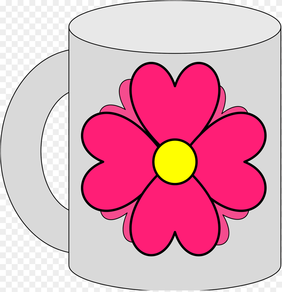 Cup Clipart, Daisy, Flower, Plant, Dynamite Free Png
