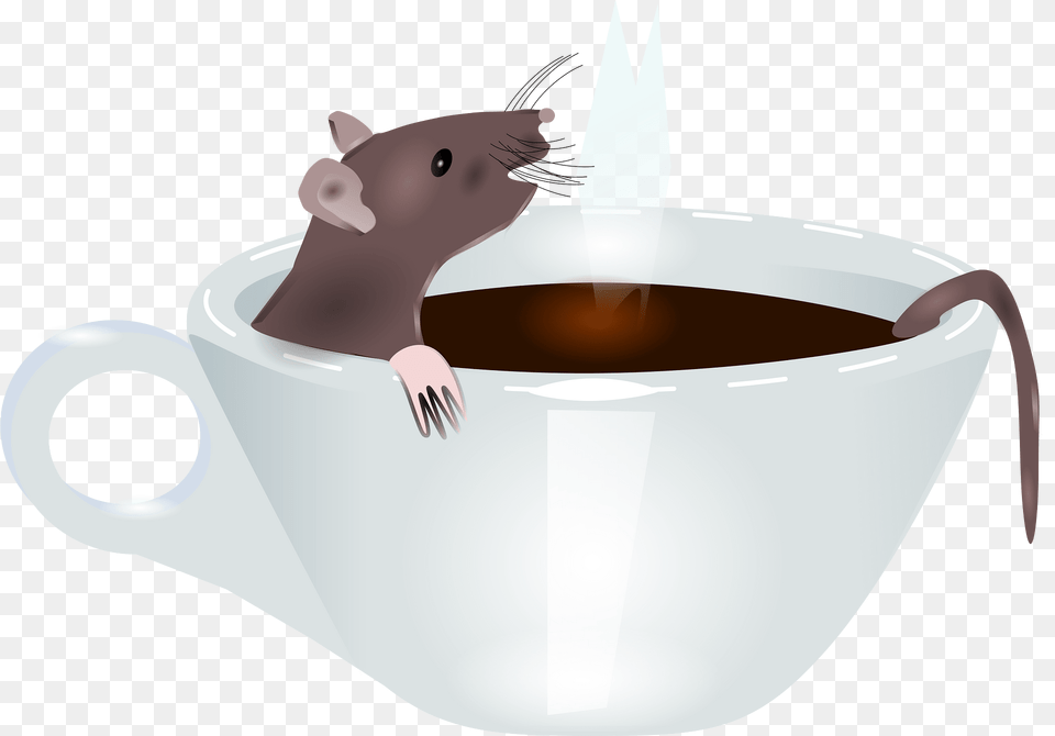 Cup Clipart, Animal, Mammal, Rodent, Rat Free Png Download