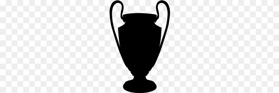 Cup Clipart Champions League Champions League Cup Vector, Gray Png Image