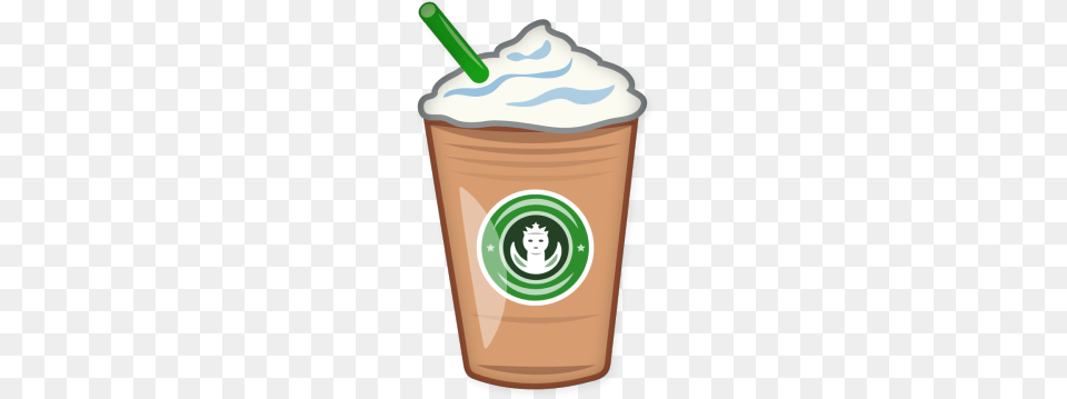 Cup Clipart Frappuccino Starbucks Emoji, Food, Cream, Dessert, Ice Cream Free Png