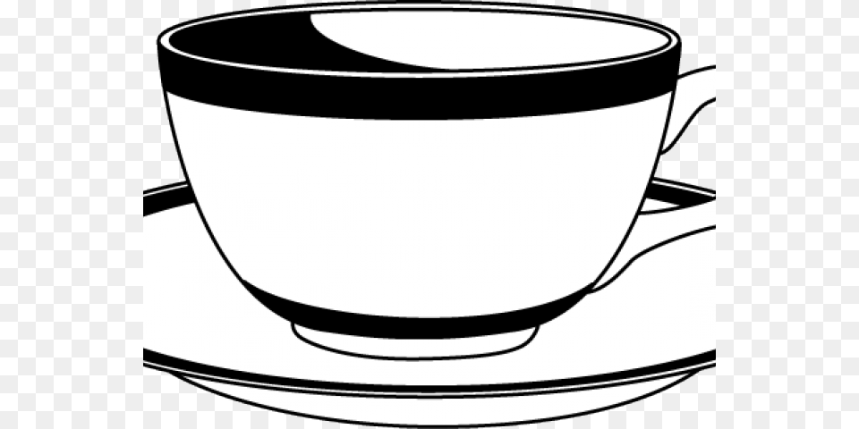Cup Clipart Outline, Saucer, Beverage, Coffee, Coffee Cup Free Transparent Png