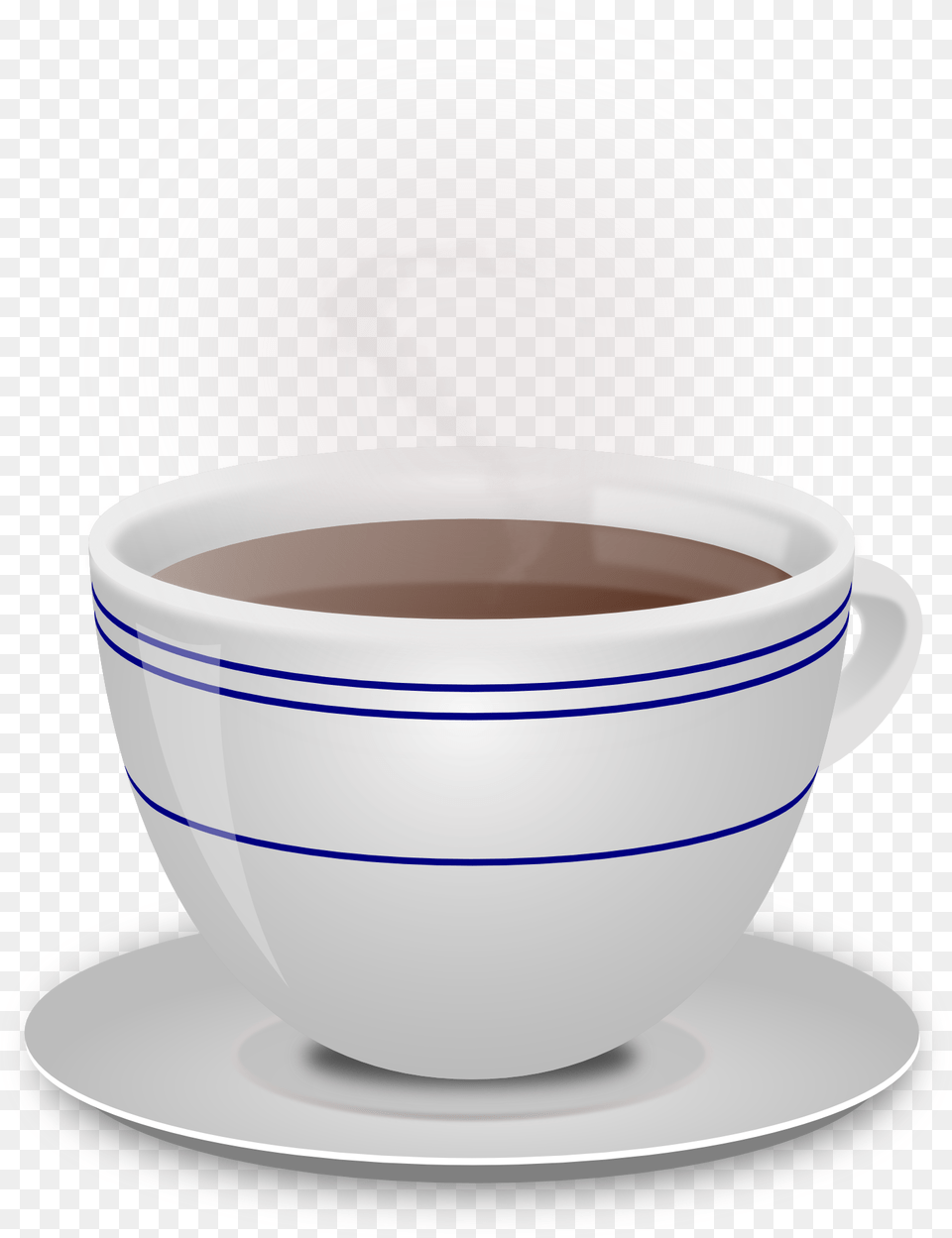 Cup Coffee Beverage Ceramic Hot Mug Saucer Steam Tea Cup Plate, Coffee Cup Free Png