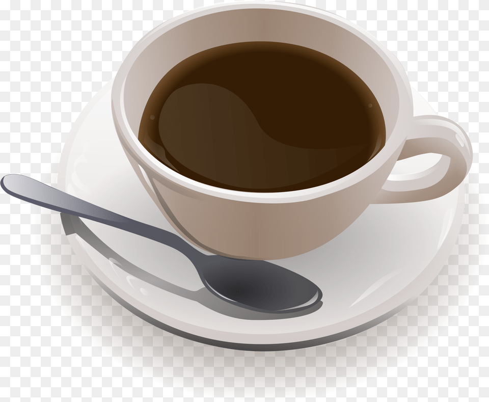 Cup Coffee Coffee Transparent, Cutlery, Spoon, Beverage, Coffee Cup Png Image