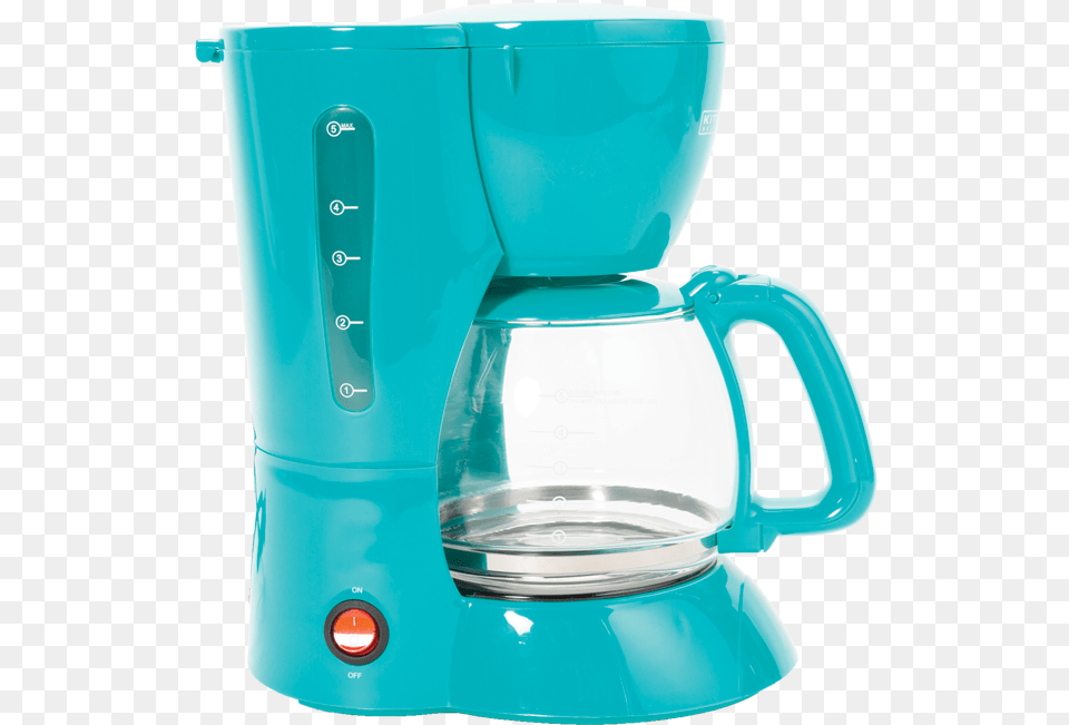 Cup Coffee Maker Turquoisetitle 5 Cup Coffee Teal 5 Cup Coffee Maker, Appliance, Device, Electrical Device, Mixer Png Image