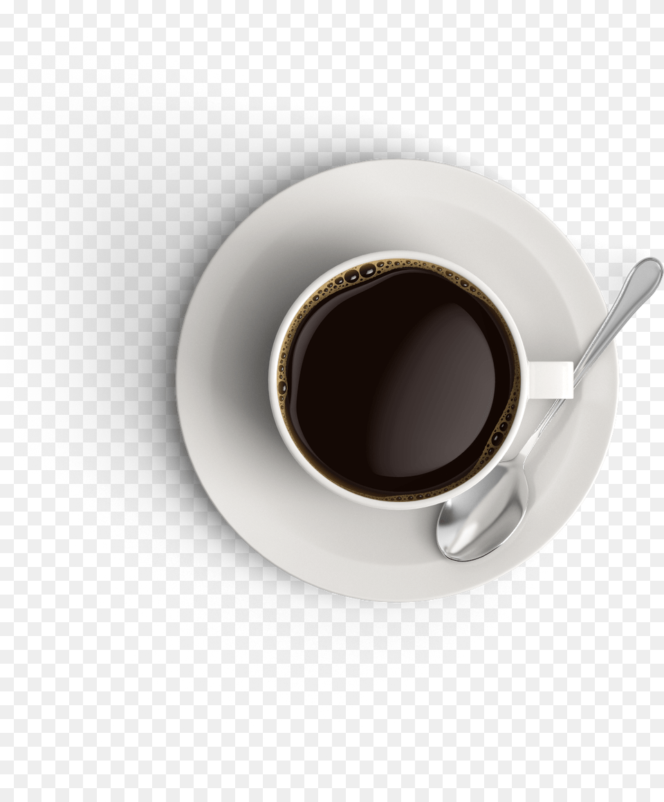 Cup Coffee Top, Cutlery, Beverage, Coffee Cup, Spoon Png