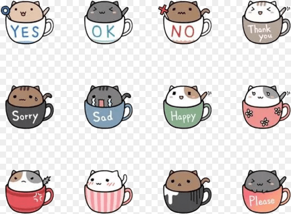 Cup Drawing Cat Cat Drawing In A Mug, Cookware, Pot, Pottery, Beverage Free Transparent Png